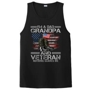 Im A Dad Grandpa And Veteran Fathers Day PosiCharge Competitor Tank