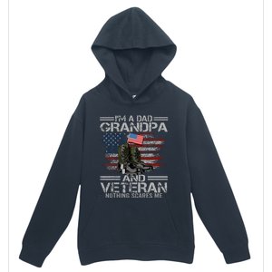 Im A Dad Grandpa And Veteran Fathers Day Urban Pullover Hoodie