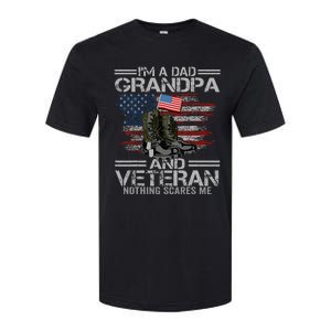 Im A Dad Grandpa And Veteran Fathers Day Softstyle CVC T-Shirt