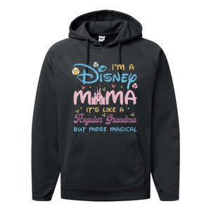 I'm A Diz Nee Mama It’s Like Regular Grandma But More Magical Mother's Day Performance Fleece Hoodie