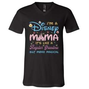 I'm A Diz Nee Mama It’s Like Regular Grandma But More Magical Mother's Day V-Neck T-Shirt