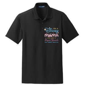 I'm A Diz Nee Mama It’s Like Regular Grandma But More Magical Mother's Day Dry Zone Grid Polo