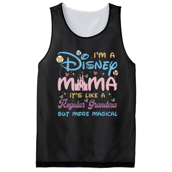 I'm A Diz Nee Mama It’s Like Regular Grandma But More Magical Mother's Day Mesh Reversible Basketball Jersey Tank