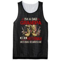 Im A Dad Grandpa And A Veteran American Flag Gists For Dad Mesh Reversible Basketball Jersey Tank