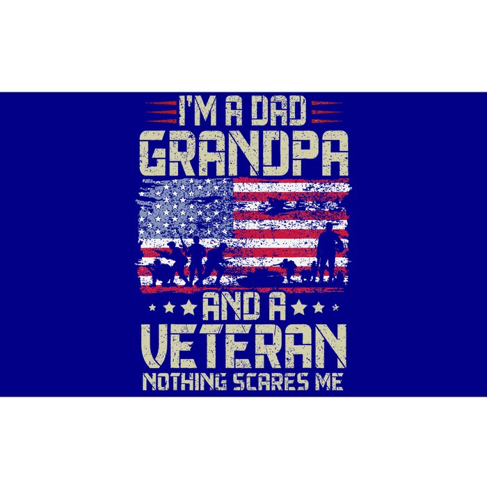 Im A Dad Grandpa And Veteran Fathers Day Papa Grandpa Bumper Sticker