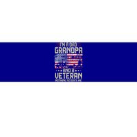 Im A Dad Grandpa And Veteran Fathers Day Papa Grandpa Bumper Sticker