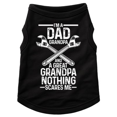 Im A Dad Grandpa And A Great Grandpa Cars Gift Doggie Tank