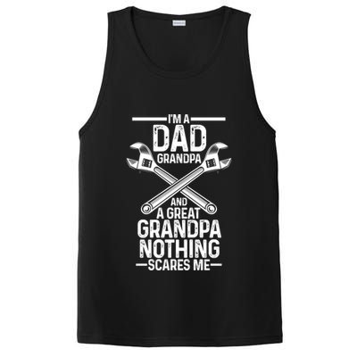 Im A Dad Grandpa And A Great Grandpa Cars Gift PosiCharge Competitor Tank