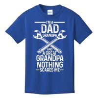 Im A Dad Grandpa And A Great Grandpa Cars Gift Kids T-Shirt