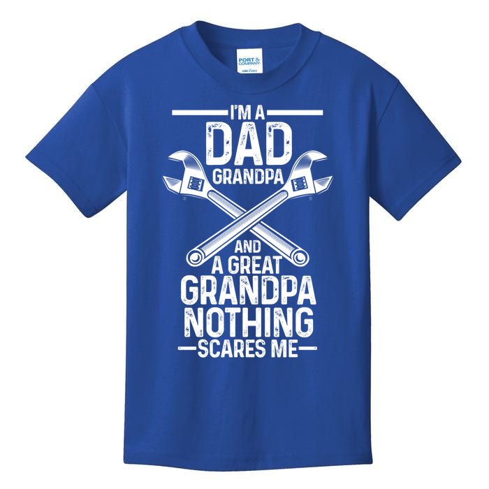 Im A Dad Grandpa And A Great Grandpa Cars Gift Kids T-Shirt