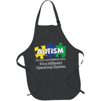 It's A Different Operating System Autism Awareness, Autism Puzzle Apron