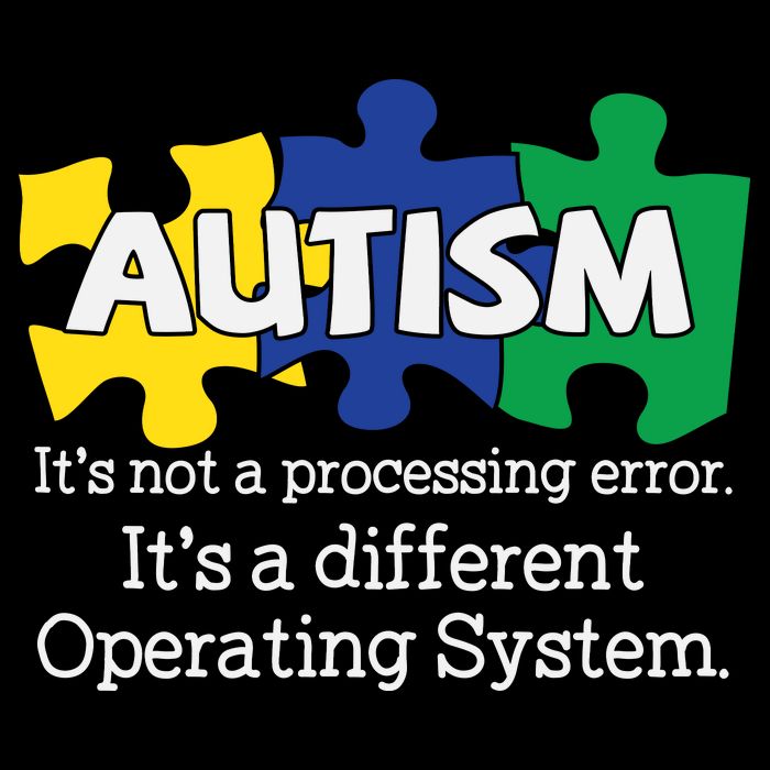 It's A Different Operating System Autism Awareness, Autism Puzzle Daily Commute Backpack