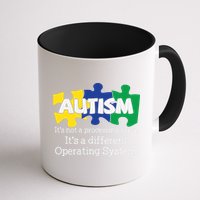 It's A Different Operating System Autism Awareness, Autism Puzzle Mug