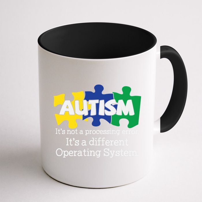 It's A Different Operating System Autism Awareness, Autism Puzzle Mug