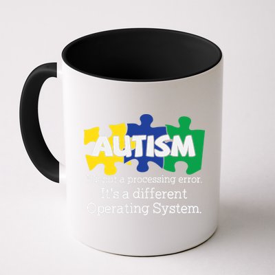 It's A Different Operating System Autism Awareness, Autism Puzzle Mug