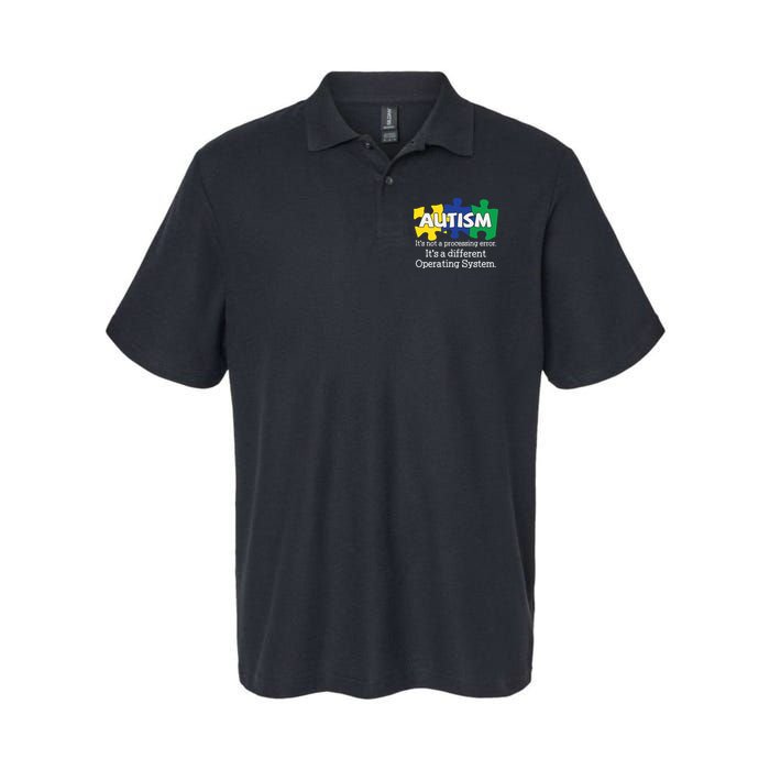 It's A Different Operating System Autism Awareness, Autism Puzzle Polo
