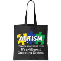 It's A Different Operating System Autism Awareness, Autism Puzzle Bag