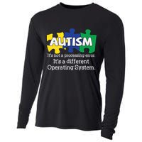 It's A Different Operating System Autism Awareness, Autism Puzzle Cooling Performance Long Sleeve Crew