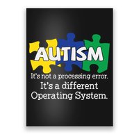 It's A Different Operating System Autism Awareness, Autism Puzzle Poster