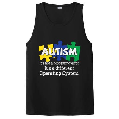 It's A Different Operating System Autism Awareness, Autism Puzzle PosiCharge Competitor Tank