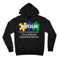 It's A Different Operating System Autism Awareness, Autism Puzzle Tall Hoodie