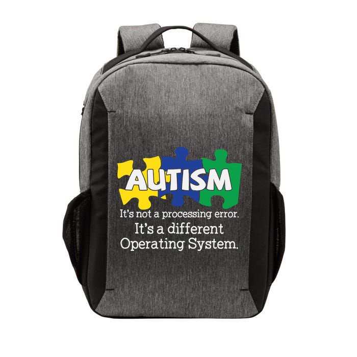 It's A Different Operating System Autism Awareness, Autism Puzzle Vector Backpack