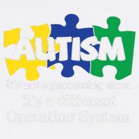 It's A Different Operating System Autism Awareness, Autism Puzzle Garment-Dyed Sweatshirt