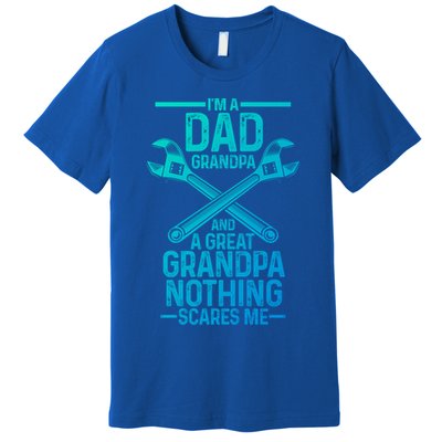 Im A Dad Grandpa And A Great Grandpa Cars Gift Premium T-Shirt