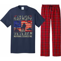 IM A Dad Grandpa And Veteran Grandpa Fathers Day Vintage Pajama Set