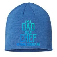 Im A Dad And A Chef Nothing Scares Me Meaningful Gift Sustainable Beanie