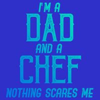 Im A Dad And A Chef Nothing Scares Me Meaningful Gift Short Acrylic Beanie