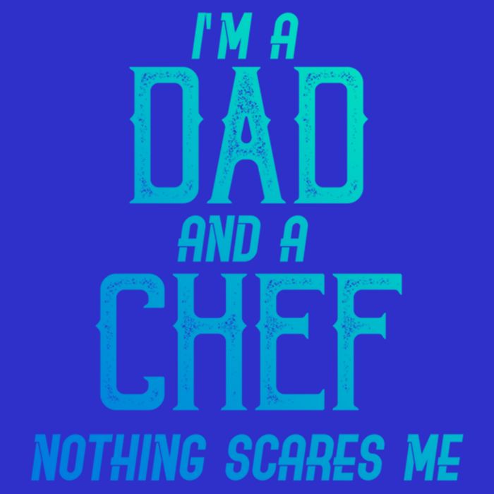 Im A Dad And A Chef Nothing Scares Me Meaningful Gift Short Acrylic Beanie