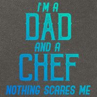 Im A Dad And A Chef Nothing Scares Me Meaningful Gift Cotton Canvas Backpack