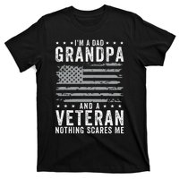 I'm A Dad Grandpa And Veteran Fathers Day Papa Grandpa T-Shirt