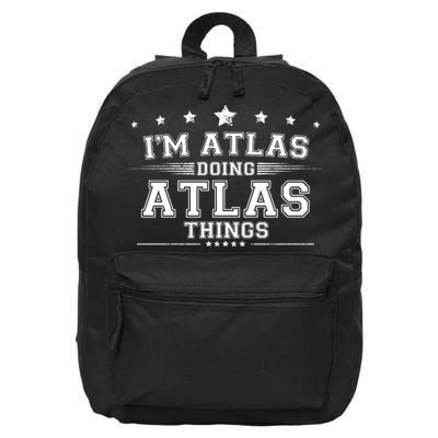Im Atlas Doing Atlas Things 16 in Basic Backpack