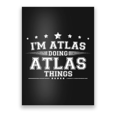 Im Atlas Doing Atlas Things Poster