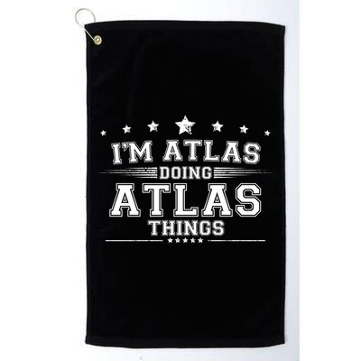 Im Atlas Doing Atlas Things Golf Towel