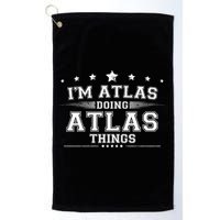 Im Atlas Doing Atlas Things Golf Towel