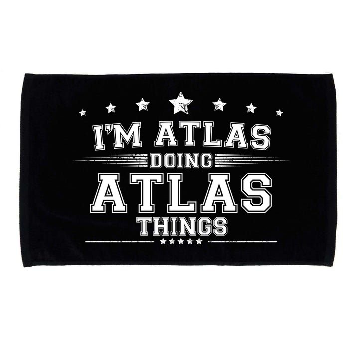 Im Atlas Doing Atlas Things Microfiber Hand Towel