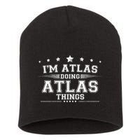 Im Atlas Doing Atlas Things Short Acrylic Beanie