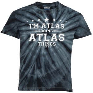 Im Atlas Doing Atlas Things Kids Tie-Dye T-Shirt