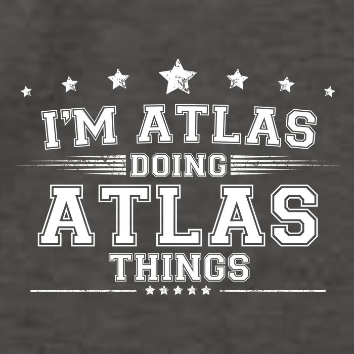 Im Atlas Doing Atlas Things Vector Backpack