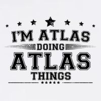Im Atlas Doing Atlas Things Garment-Dyed Sweatshirt