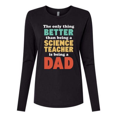 I'm A Dad And Science Teacher Funny Fatherhood Funny Dad Gift Womens Cotton Relaxed Long Sleeve T-Shirt