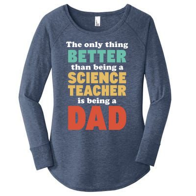 I'm A Dad And Science Teacher Funny Fatherhood Funny Dad Gift Women's Perfect Tri Tunic Long Sleeve Shirt