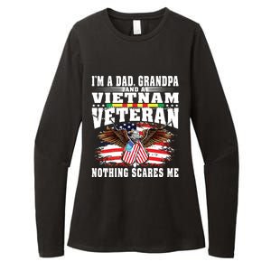 Im A Dad Grandpa And Vietnam Veteran Nothing Scares Me Womens CVC Long Sleeve Shirt