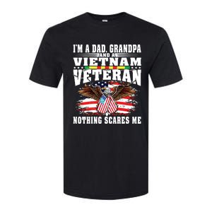 Im A Dad Grandpa And Vietnam Veteran Nothing Scares Me Softstyle CVC T-Shirt