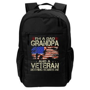 Im A Dad Grandpa And Veteran Fathers Day Papa Grandpa Gifts Daily Commute Backpack