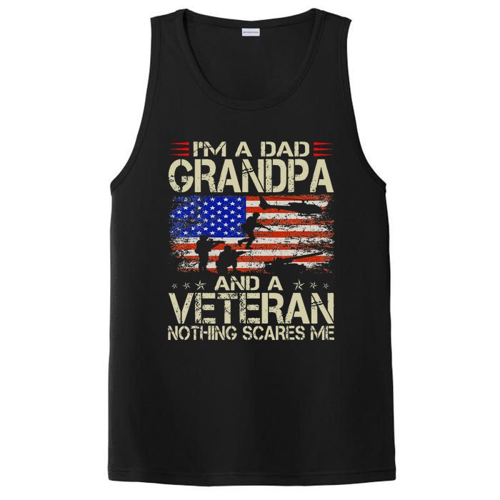 Im A Dad Grandpa And Veteran Fathers Day Papa Grandpa Gifts PosiCharge Competitor Tank