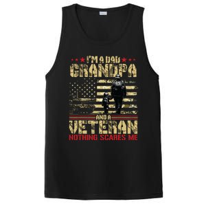 Im A Dad Grandpa And Veteran Fathers Day Papa Grandpa PosiCharge Competitor Tank